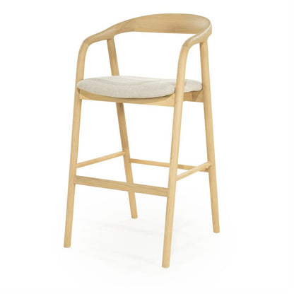 Barkruk Rayven | Essenhout | Hoog
