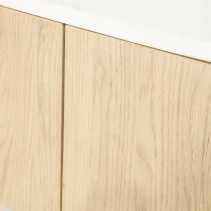 Tv-meubel Don | Bruin Eiken hout en marmer