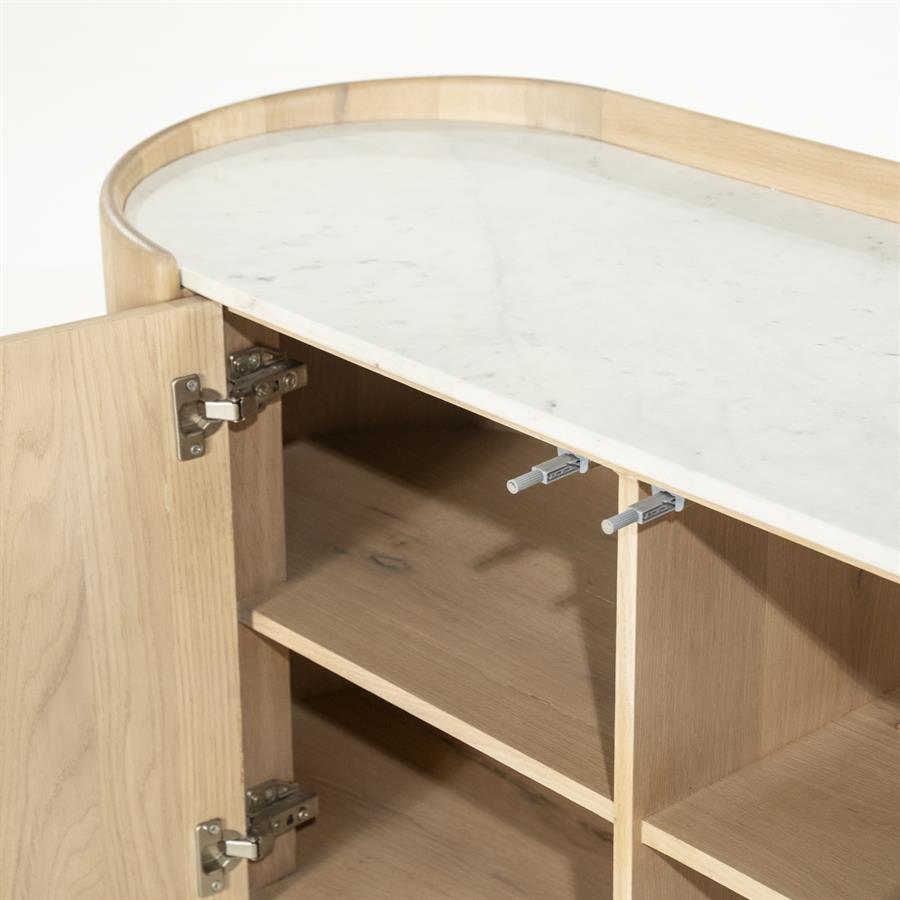 Dressoir Don | Naturel Eikenhout | MeubelBaas