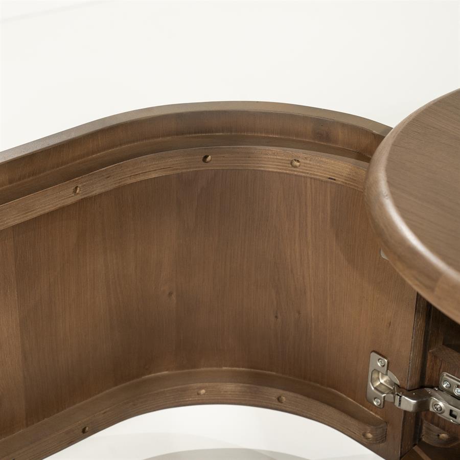 Tv-meubel Josh | Bruin Eikenhout — Detail