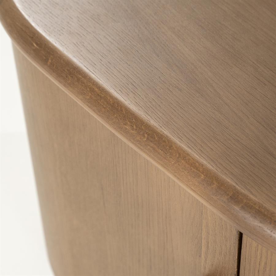 Tv-meubel Josh | Bruin Eikenhout — Detail