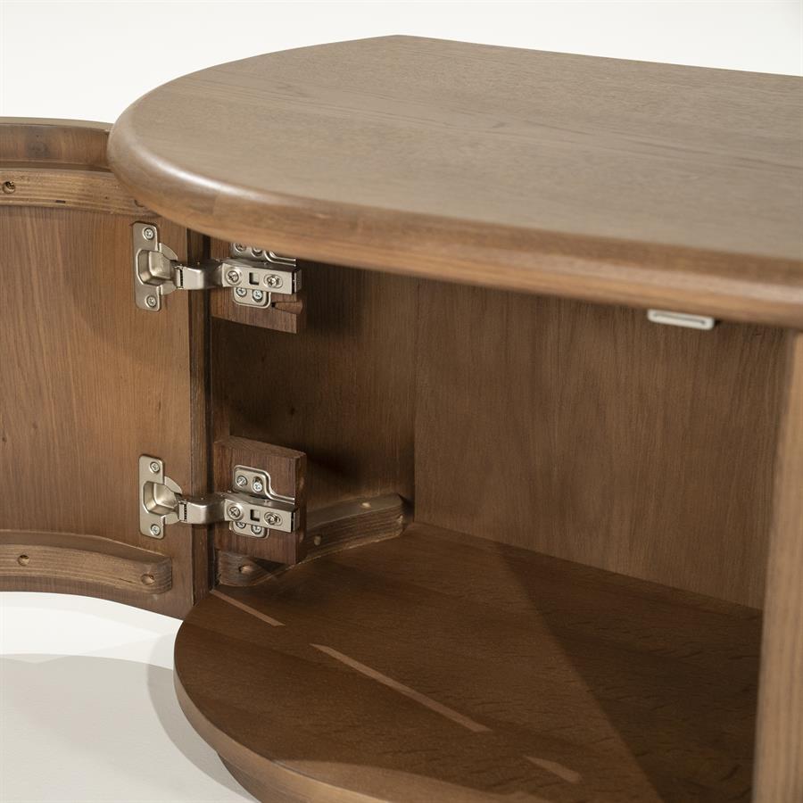 Tv-meubel Josh | Bruin Eikenhout — Detail
