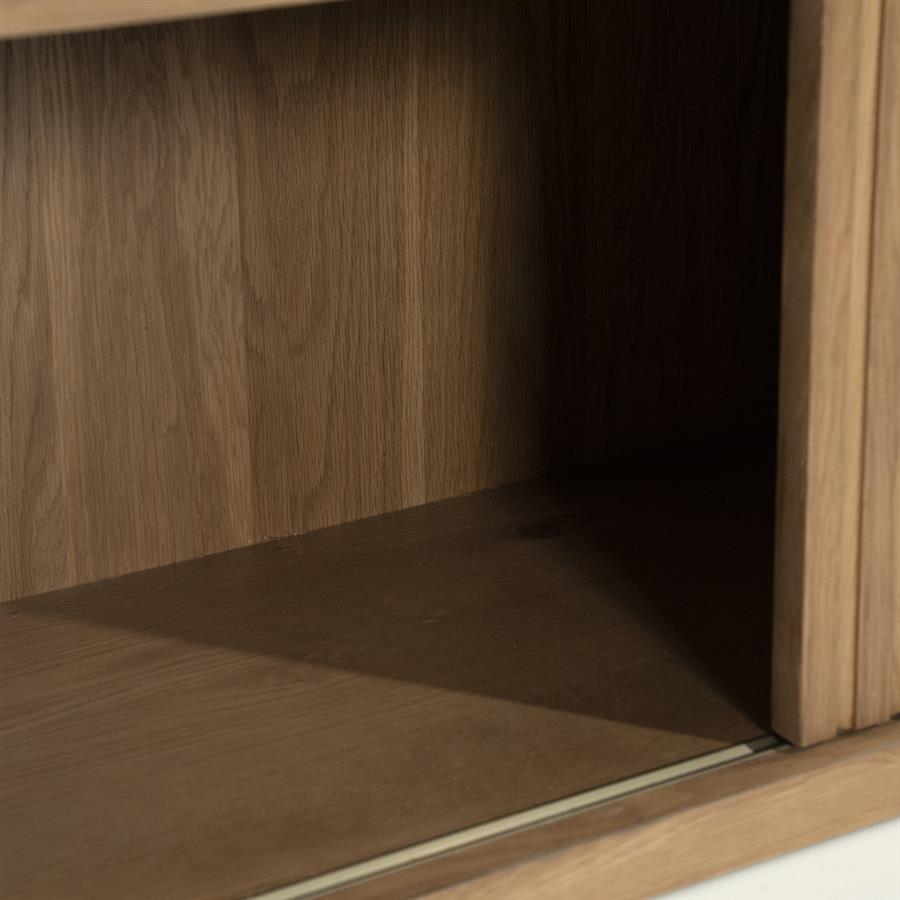 Tv-meubel Milo | Bruin Eikenhout