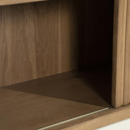 Tv-meubel Milo | Bruin Eikenhout