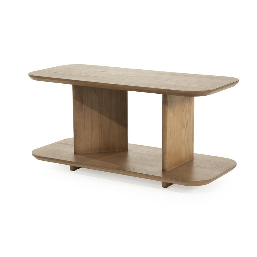 Bijzettafel Ty | Bruin Eikenhout