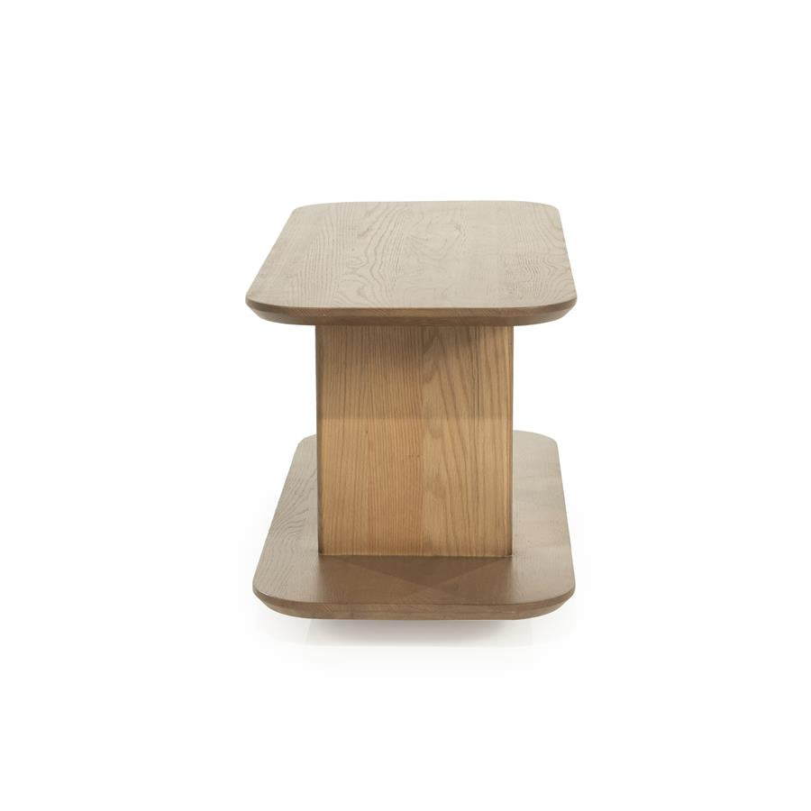 Bijzettafel Ty | Bruin Eikenhout