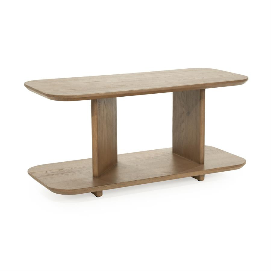 Bijzettafel Ty | Bruin Eikenhout