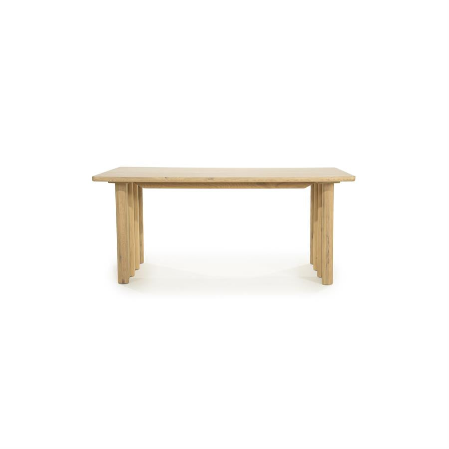 Eettafel Jake | Naturel Eikenhout — Vooraanzicht - witfoto