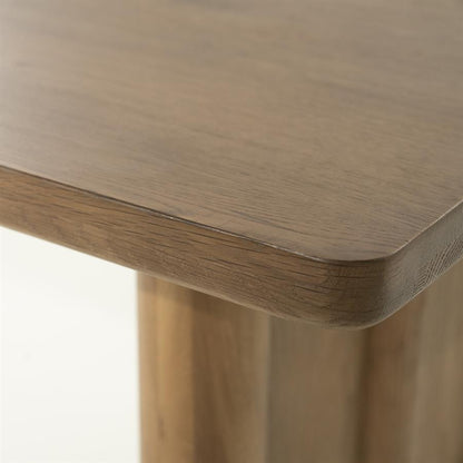 Eettafel Jake | Bruin Eikenhout — Detail