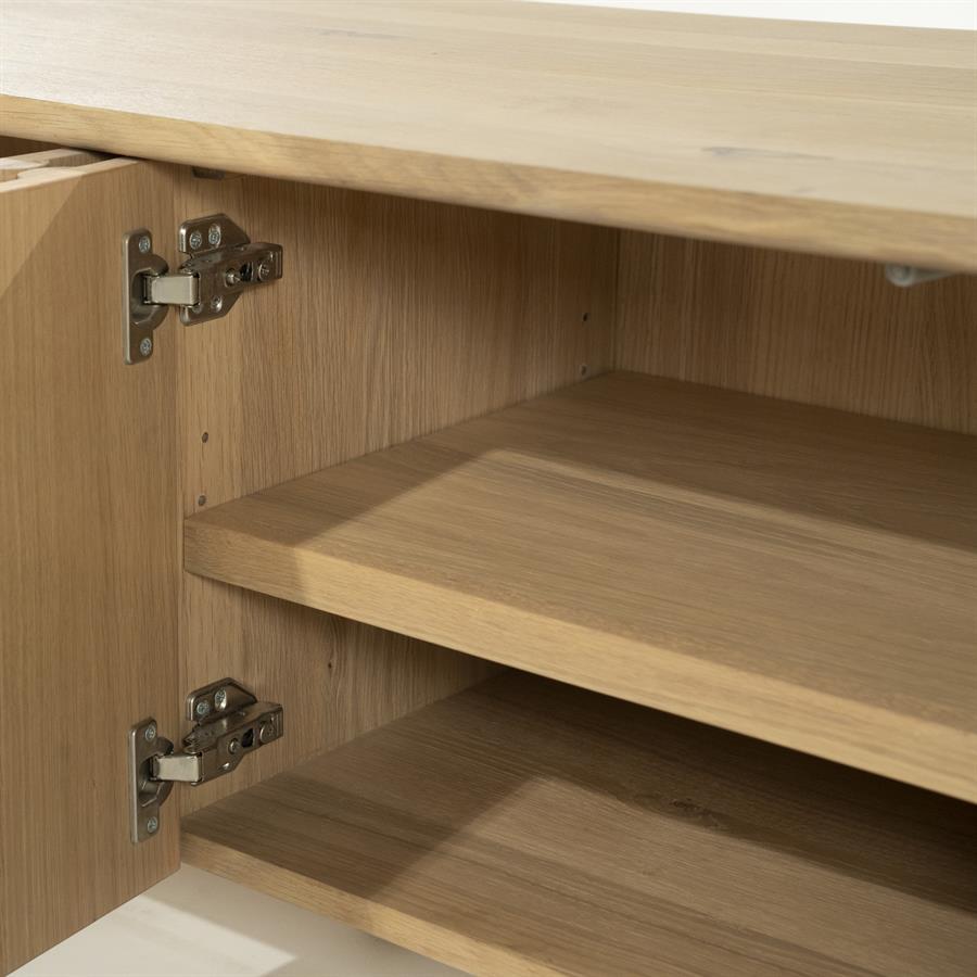 Tv-meubel Jake | Naturel Eikenhout — Detail