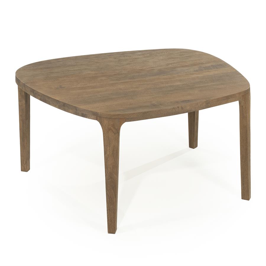 Eettafel Taylor | Bruin Mangohout — Vooraanzicht - witfoto