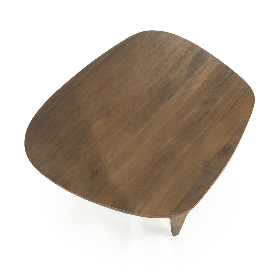 Eettafel Taylor | Bruin Mangohout — Detail
