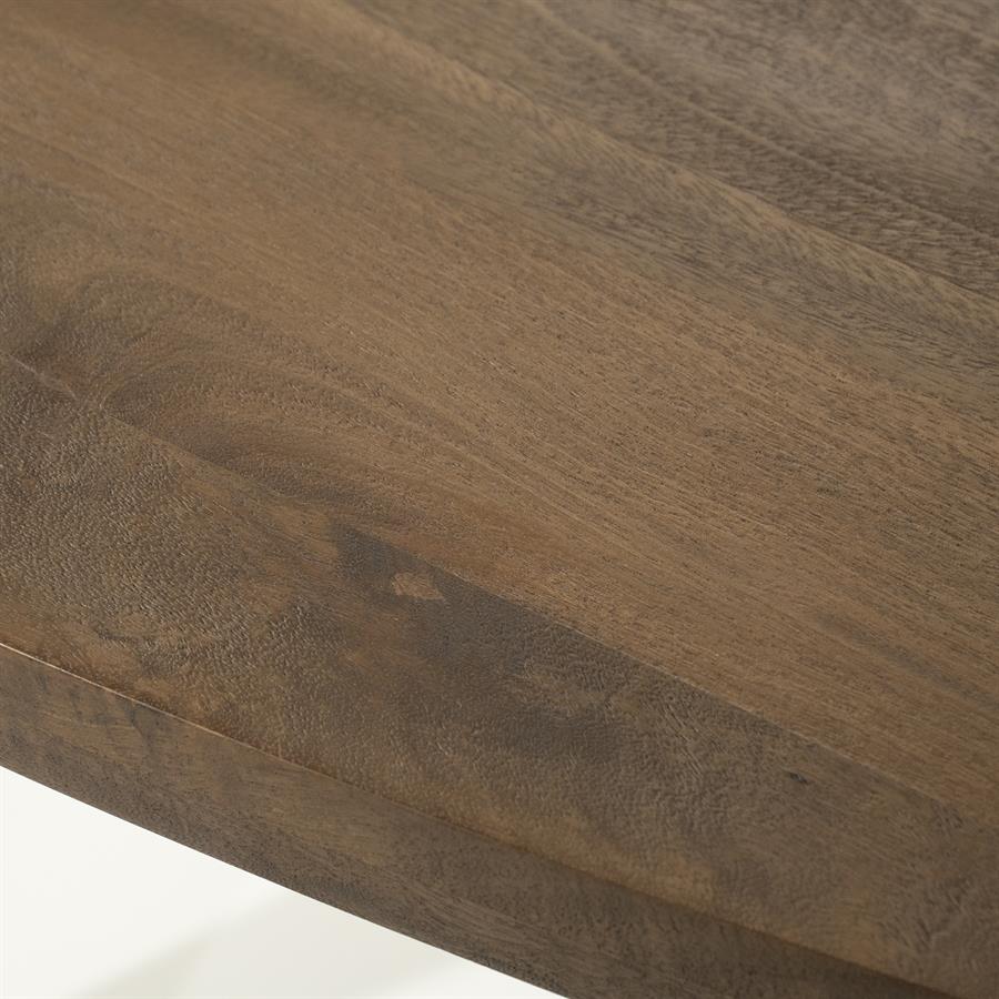 Eettafel Taylor | Bruin Mangohout — Detail