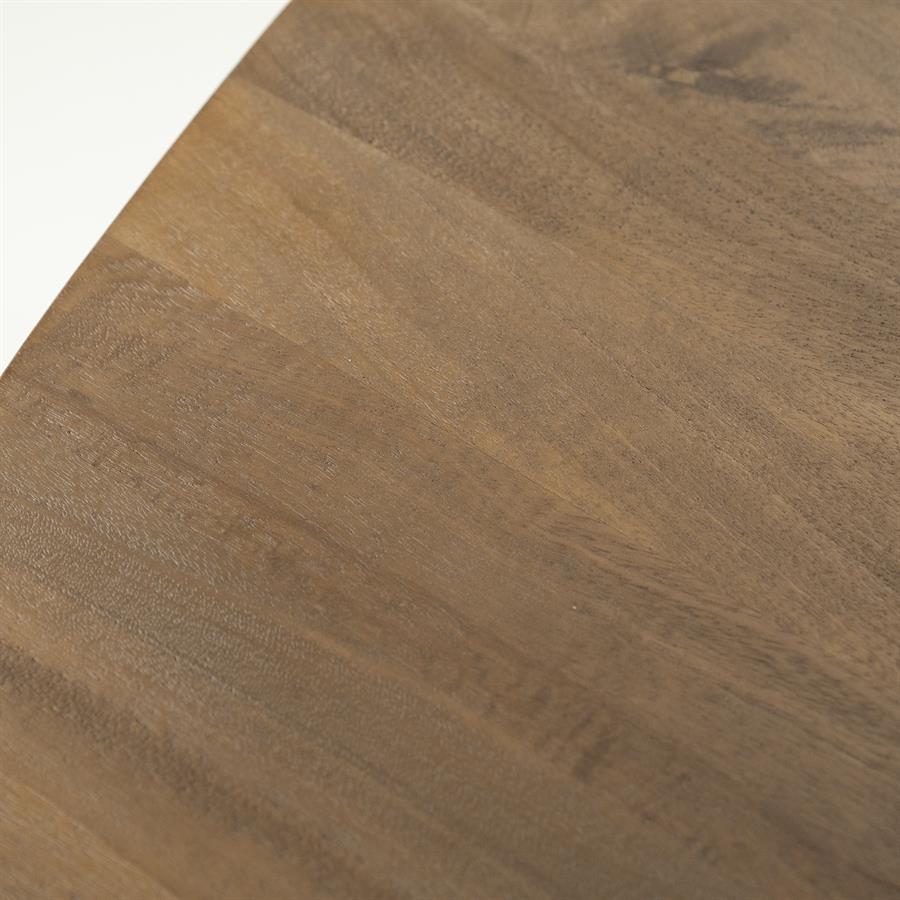Eettafel Taylor | Bruin Mangohout — Detail