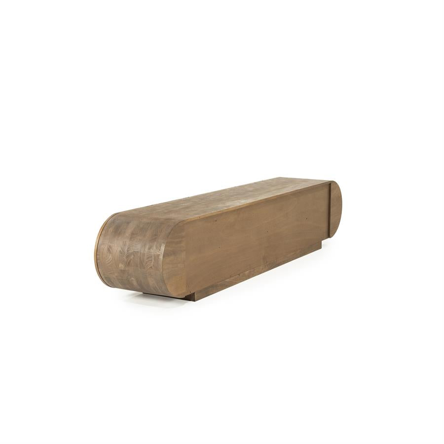 Tv-meubel King | Bruin Mangohout & mango fineer