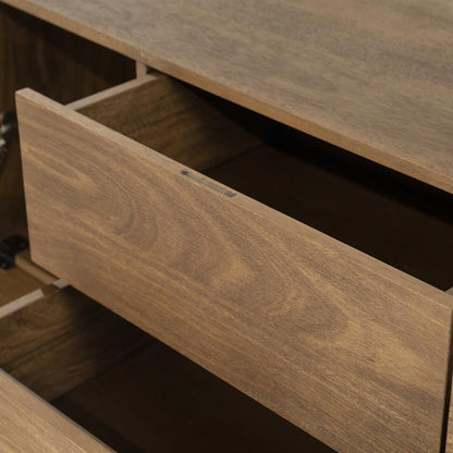 Tv-meubel King | Bruin Mangohout & mango fineer