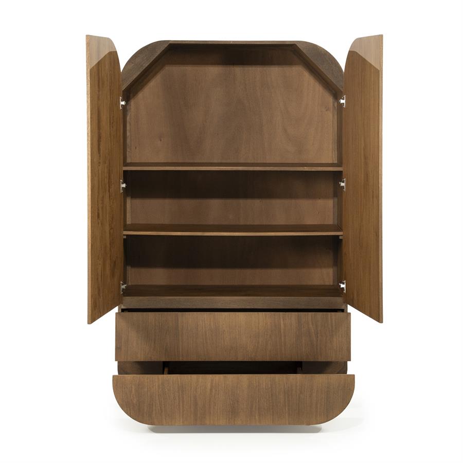 Kast King | Bruin Mango hout & mango fineer