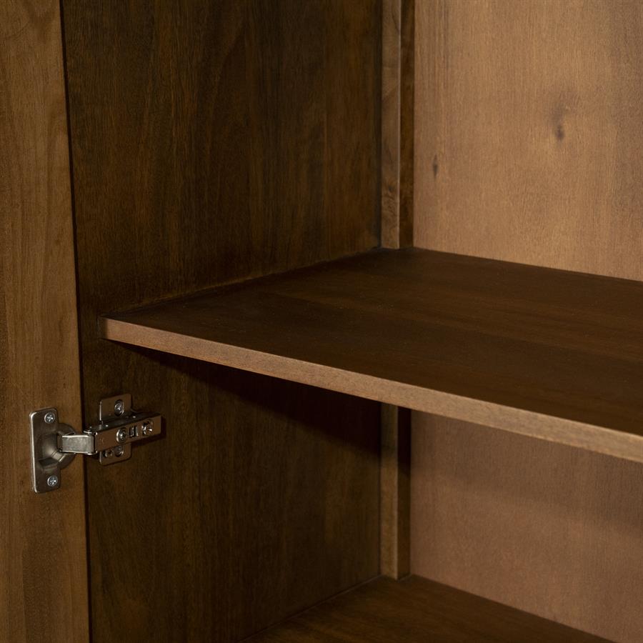 Kast King | Bruin Mango hout & mango fineer