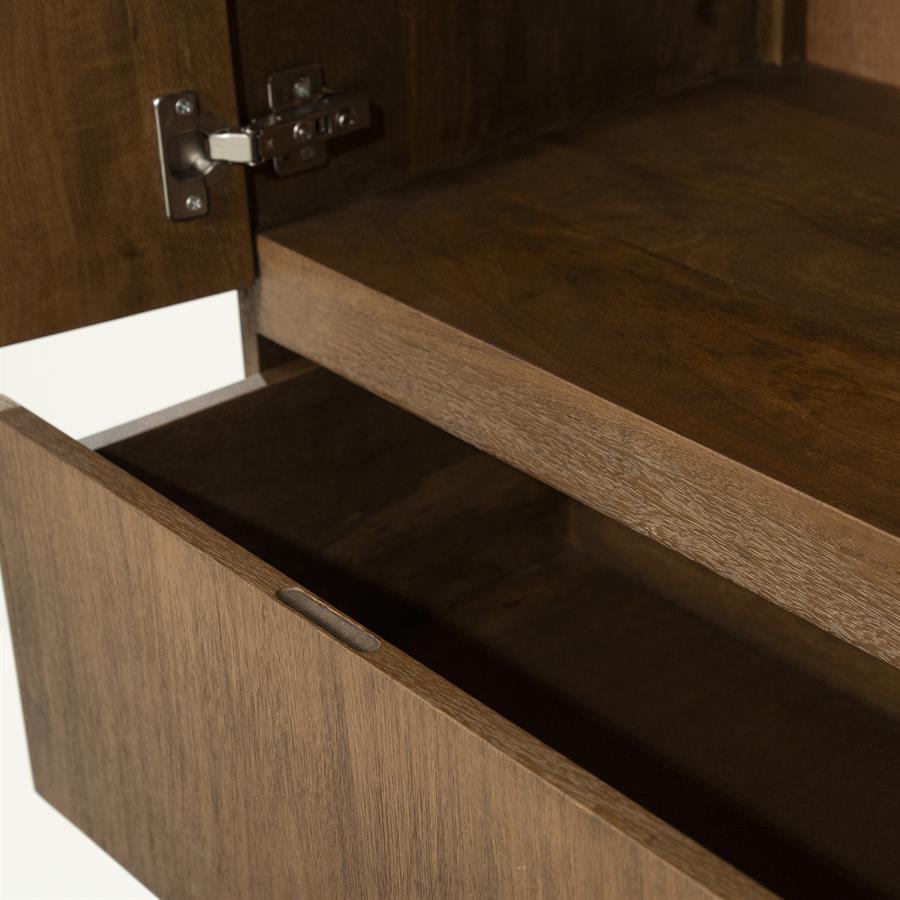 Kast King | Bruin Mango hout & mango fineer