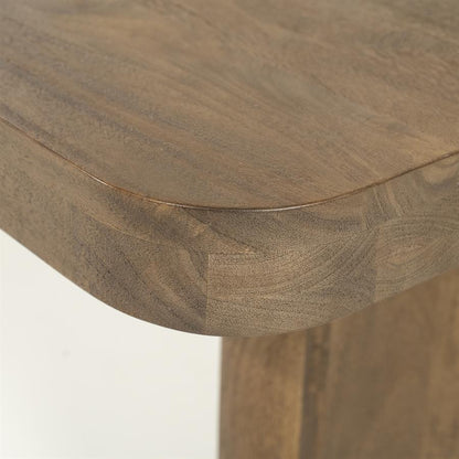 Eettafel Edward | Bruin Mango hout & mango fineer — Detail