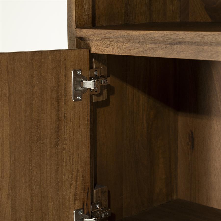 Kast Edward | Bruin Mango hout & mango fineer
