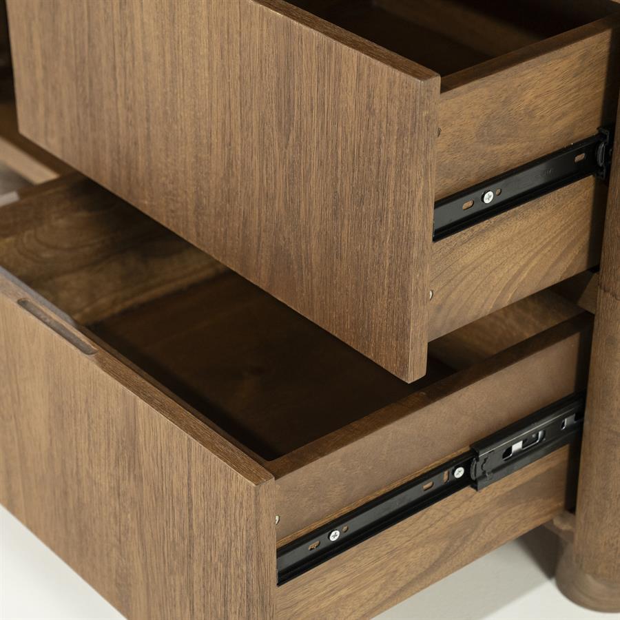 Kast Edward | Bruin Mango hout & mango fineer