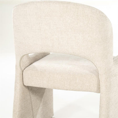 Eetkamerstoel Odette beige stof