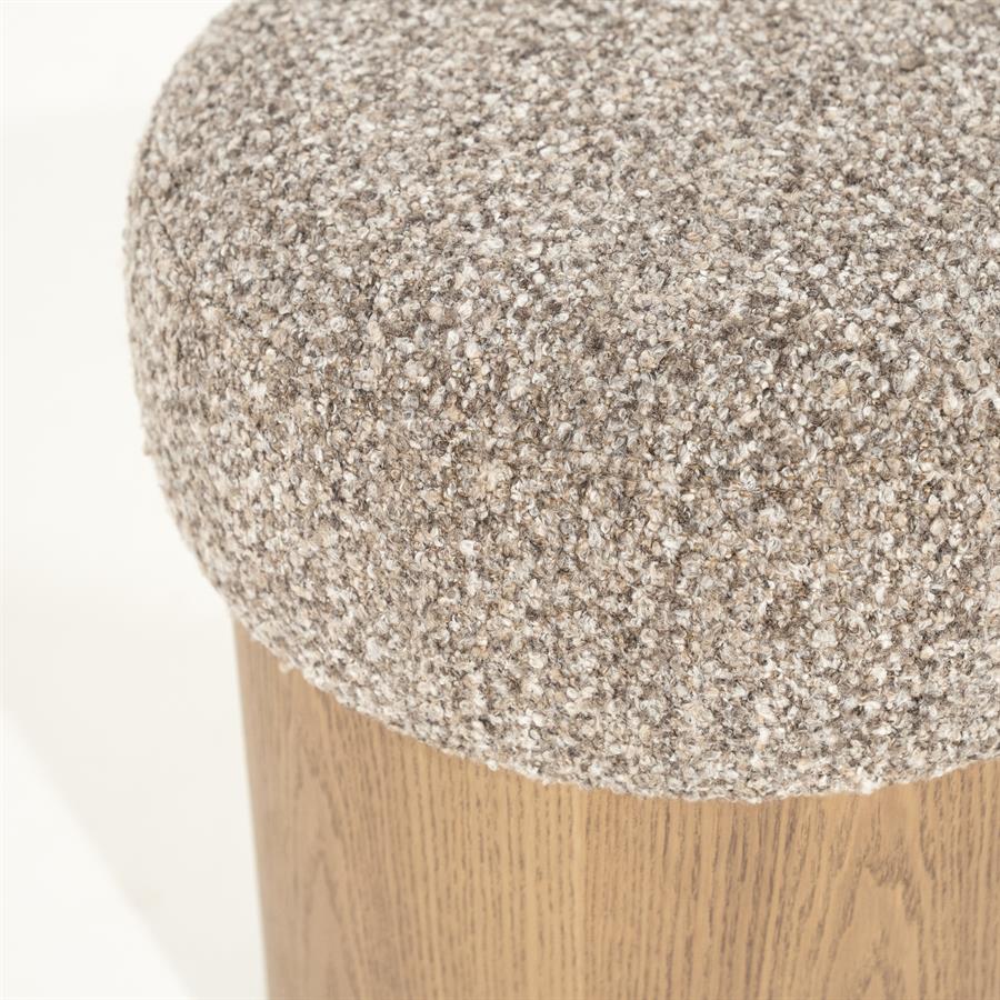 Poef George | Taupe Flou