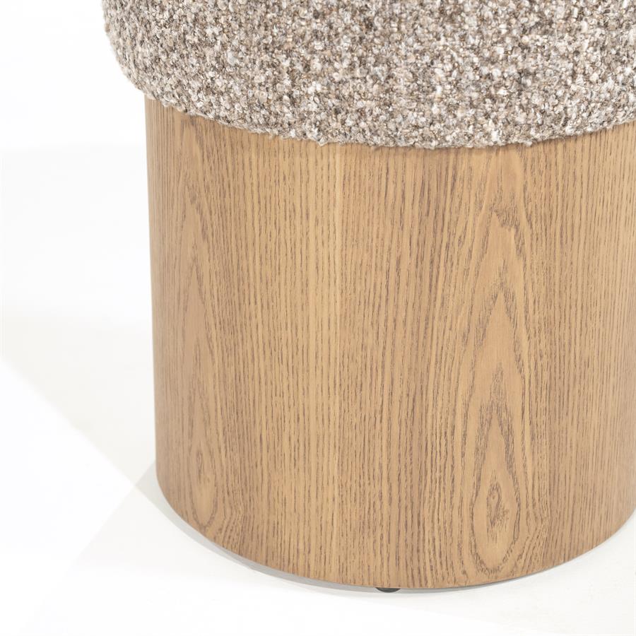 Poef George | Taupe Flou