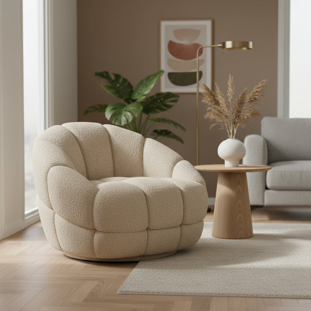 Fauteuil Tina | Beige Flou