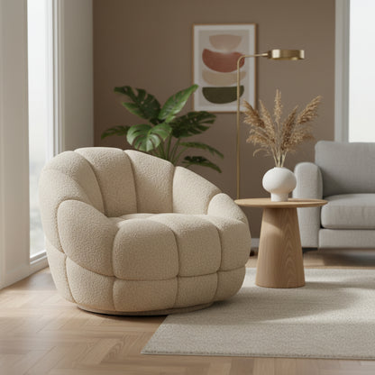 Fauteuil Tina | Beige Flou