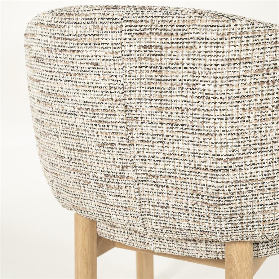 Eetkamerstoel Micha | Taupe Nori