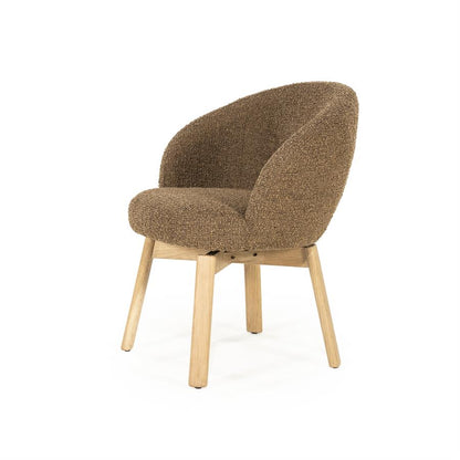 Eetkamerstoel Livia |  Stof | Bruin