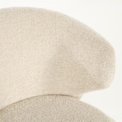 Eetkamerstoel Mateo | Stof Beige | Onderstel Brons