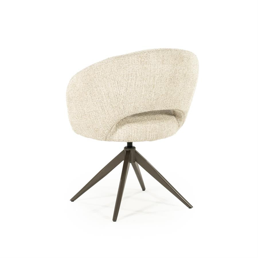 Eetkamerstoel Alissa | Beige Stof