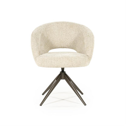 Eetkamerstoel Alissa | Beige Stof