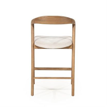 Barkruk Rayven | Bruin Essenhout | Laag