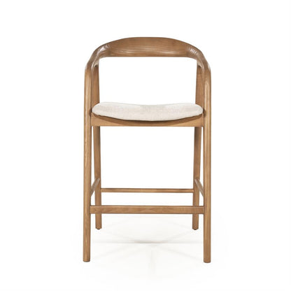 Barkruk Rayven | Bruin Essenhout | Laag