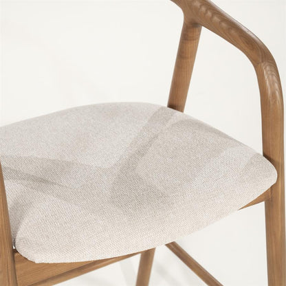 Barkruk Rayven | Bruin Essenhout | Laag