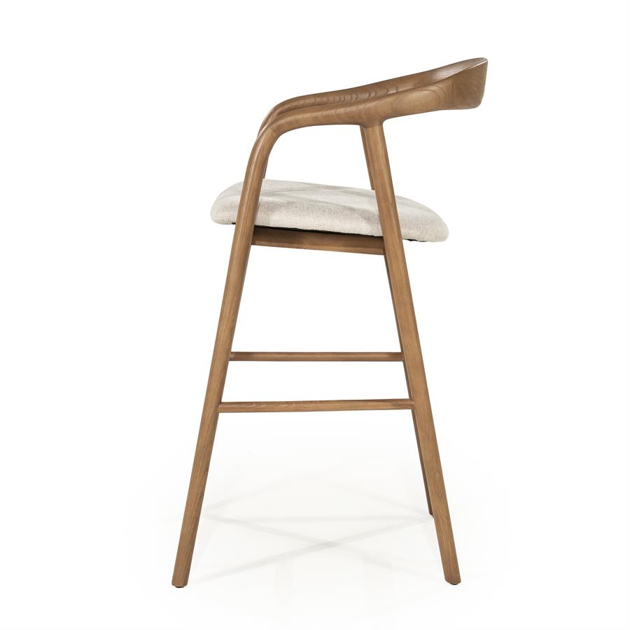 Barkruk Rayven | Essenhout | Hoog