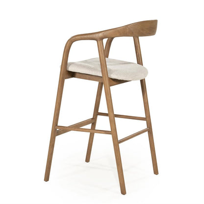 Barkruk Rayven | Bruin Essenhout | Hoog