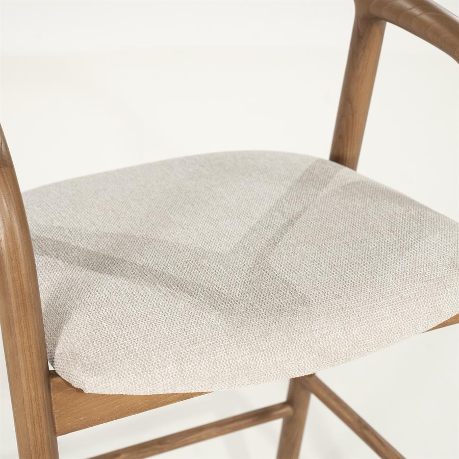 Barkruk Rayven | Bruin Essenhout | Hoog