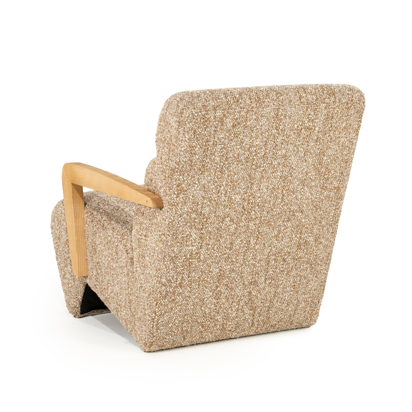 Fauteuil Olek | Taupe Bay | Naturel Essenhout