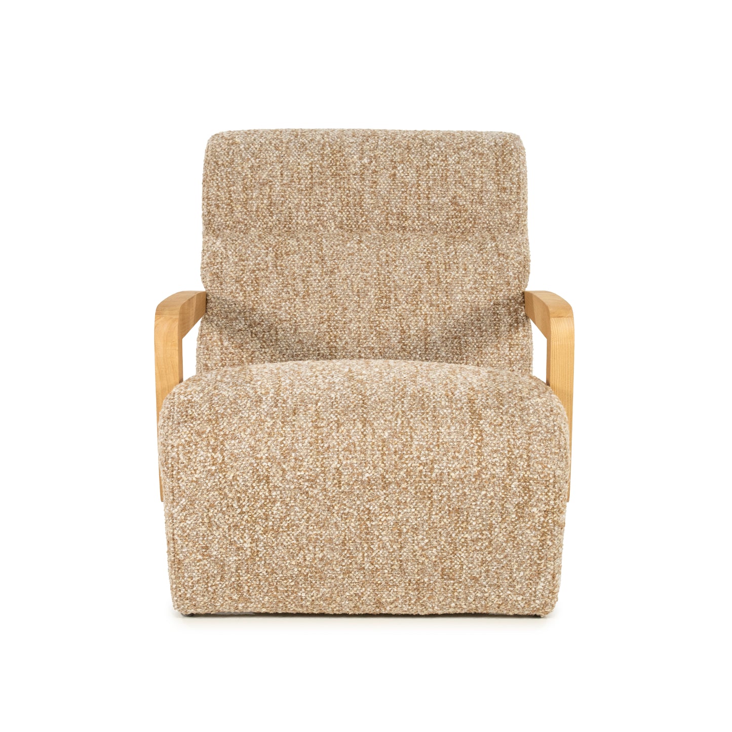 Fauteuil Olek | Taupe Bay | Naturel Essenhout