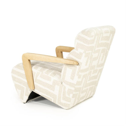Fauteuil Olek | Beige Libre | Naturel Essenhout