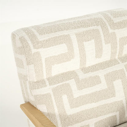 Fauteuil Olek | Beige Libre | Naturel Essenhout