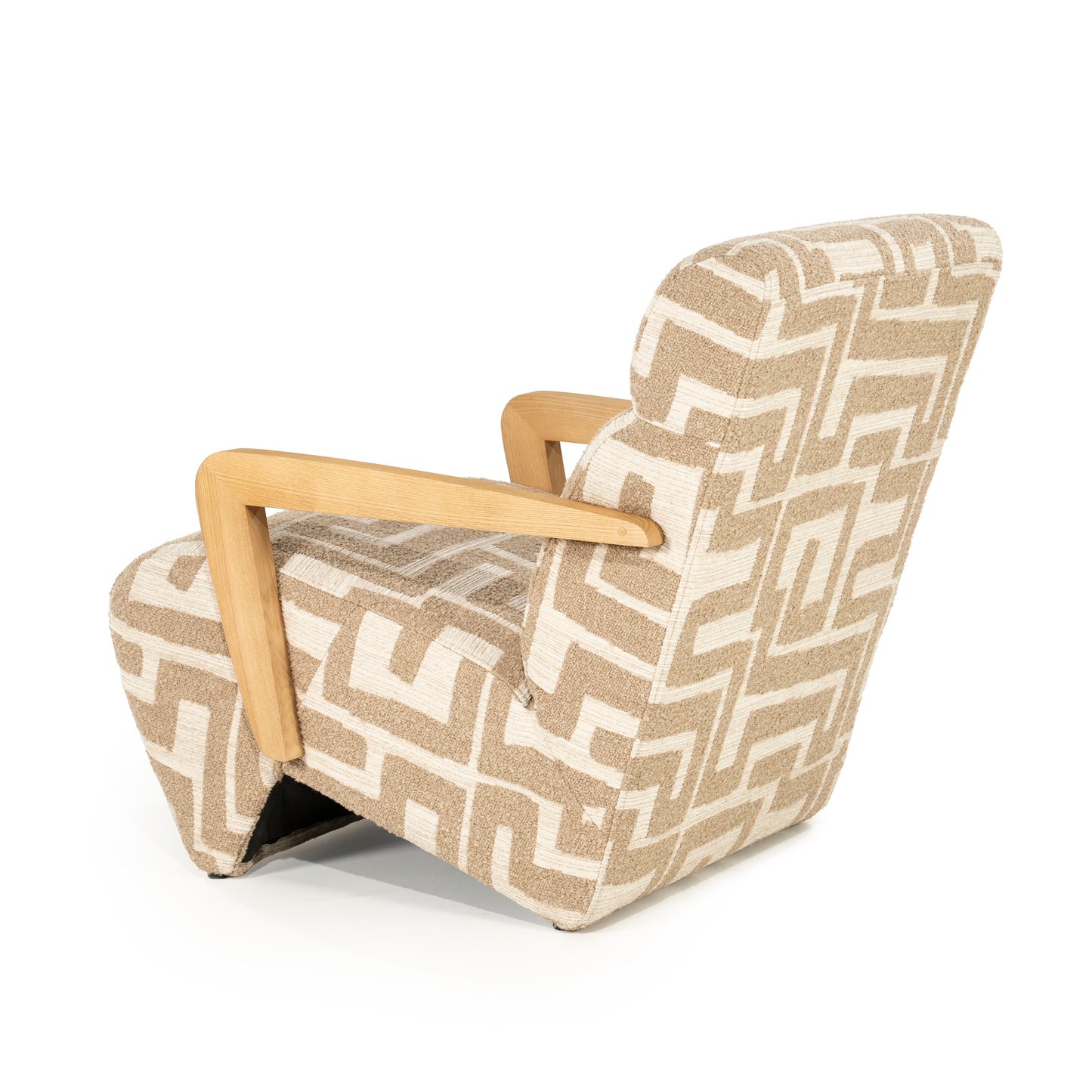 Fauteuil Olek | Taupe Libre | Naturel Essenhout