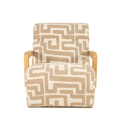 Fauteuil Olek | Naturel Essenhout