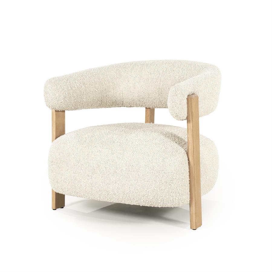 Fauteuil Lola | Beige Stof