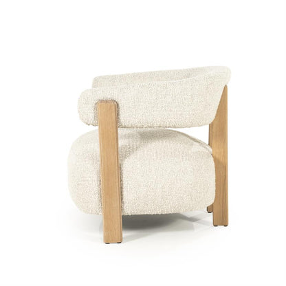 Fauteuil Lola | Beige Stof